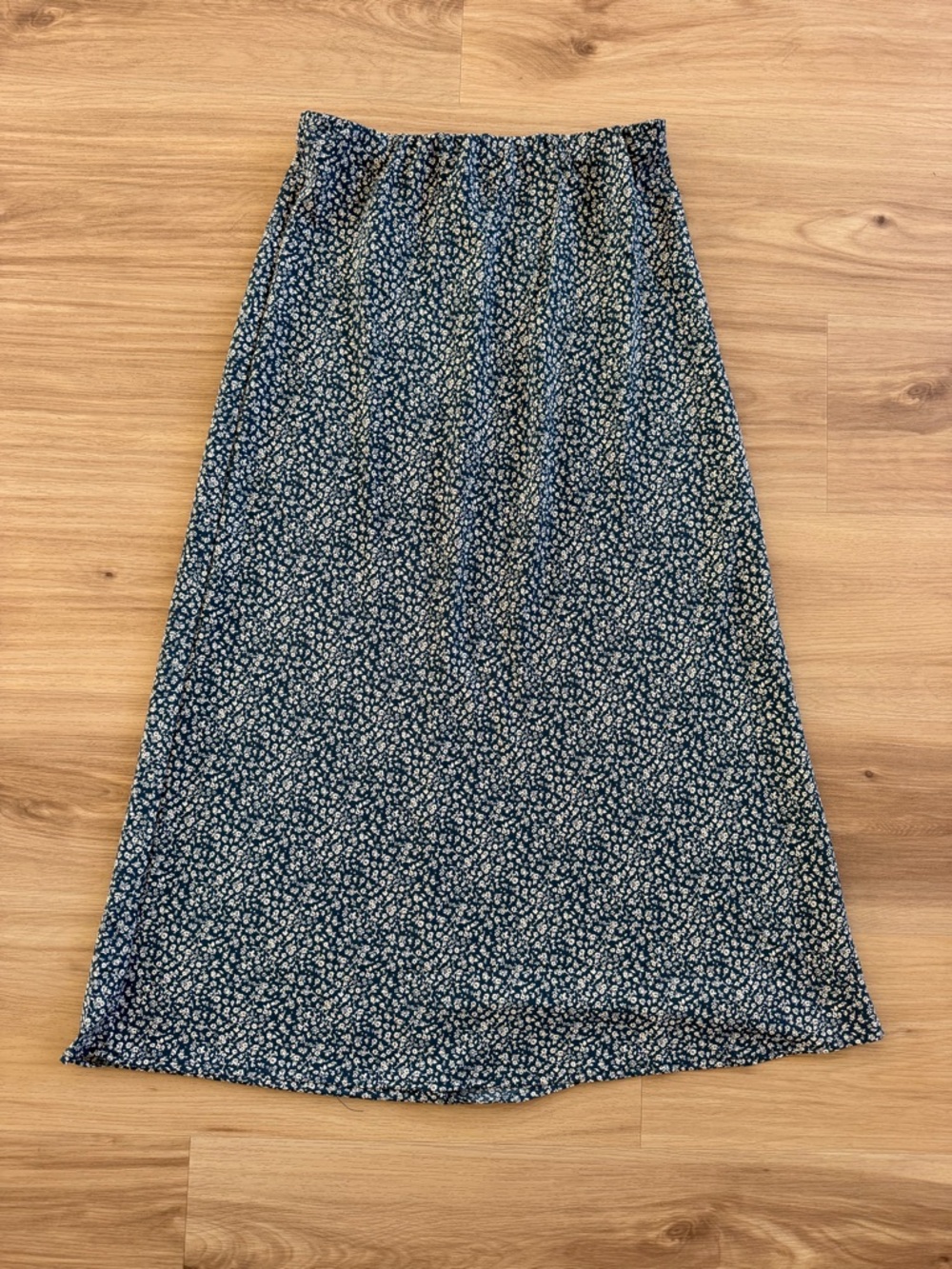 BE COOL Navy Floral Maxi Skirt